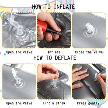 Vinsot 90s 80s Theme Party Balloons Kit for Decorations