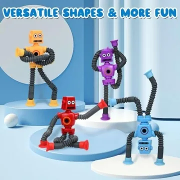 Pop Tubes Robot Fidget Toys for Creative Sensory Fun