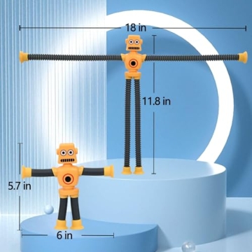Pop Tubes Robot Fidget Toys for Creative Sensory Fun