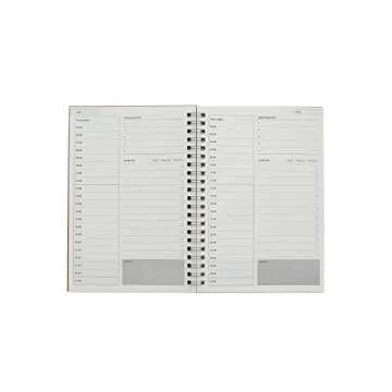 TWONE Time Management Manual and Planner - 48 Sheets - 130 millimeters by 190 millimeters - Daily Pl...
