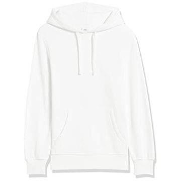 Amazon Essentials Women's Hooded Tunic Sweatshirt - White