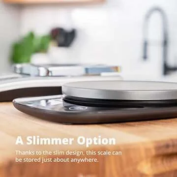 Greater Goods Digital Kitchen Scale with LCD Display, Weighs in Grams and Ounces, Batteries Included, Weighs up to 11 Pounds, Black (No Bowl)