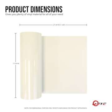 Econotransfer - EconoSub Heat Transfer Vinyl - Sublimation Iron On Vinyl for DIY Projects - Durable ...