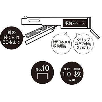 Sunstar Pen Type Stapler Stickyle, White (S4763220)