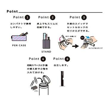 Sunstar Pen Type Stapler Stickyle, White (S4763220)