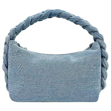 Vintage Denim Crossbody Purse - Chic, Lightweight & Spacious Designer Handbag