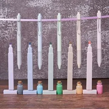 BLIEVE Pastel Highlighters & Gel Pens Set for Aesthetic Notes