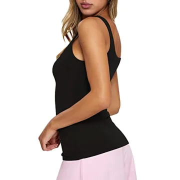 PINKMSTYLE Square Neck Tank Top - Stylish & Versatile