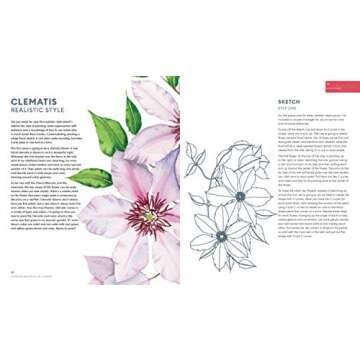 Everyday Watercolor Flowers: A Modern Guide to Painting Blooms, Leaves, and Stems Step by Step