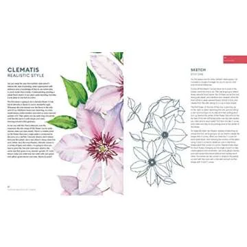 Everyday Watercolor Flowers: A Modern Guide to Painting Blooms, Leaves, and Stems Step by Step