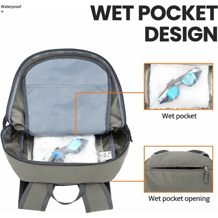 Packable 40L Lightweight Travel & Hiking Backpack