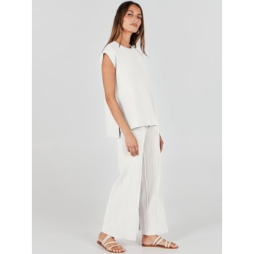 Comfortable ANRABESS Women 2 Piece Lounge Set for Summer