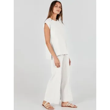 Comfortable ANRABESS Women 2 Piece Lounge Set for Summer