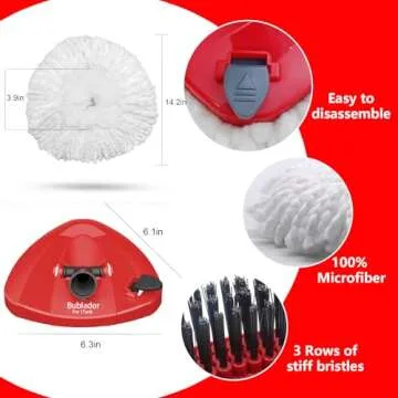 Spin Mop Replacement Set for O-Cedar EasyWring