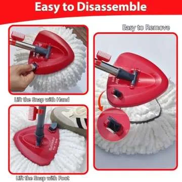 Spin Mop Replacement Set for O-Cedar EasyWring