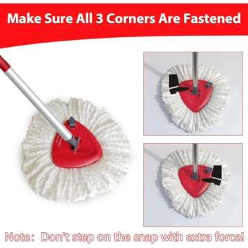 Spin Mop Replacement Set for O-Cedar EasyWring