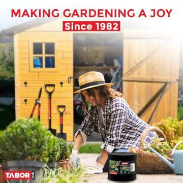 TABOR TOOLS B640A Lightweight Hedge Shears with Wavy Blade and Strong Aluminum Handles, Manual Hedge Clippers for Trimming Borders, Topiaries Boxwood, and Decorative Grasses.