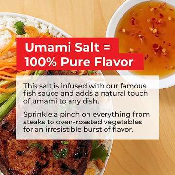 Red Boat Umami Salt | Salt infused with premium fish sauce | All Natural Handcrafted Seasoning | Ket...