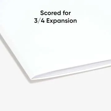 Smead Standard File Folders, 100 Count, White, 1/3-Cut Tabs, Letter Size (12843)