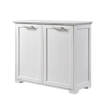 Elegant OLD CAPTAIN Wooden Tilt Out Trash Cabinet for Your Kitchen