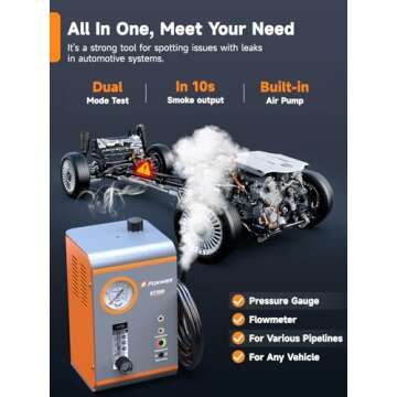 FOXWELL ST203 Smoke Leak Detector with Built-in Air Pump