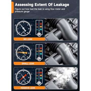 FOXWELL ST203 Smoke Leak Detector with Built-in Air Pump
