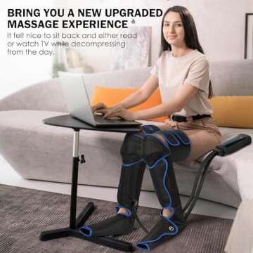 TOLOCO Leg Massager for Circulation and Pain Relief