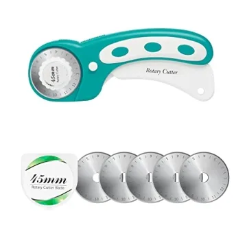 Headly Tools 45mm Rotary Cutter – Effortless Precision with Extra Blades & Safety Lock