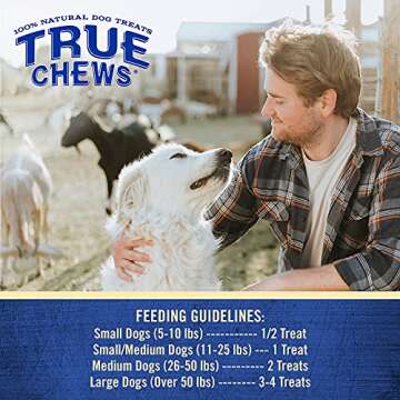 True Chews Natural Dog Treats, Grilled Chicken Flavor 12 oz