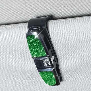 Deemars 2 Pack Sunglasses Holders for Car Visor