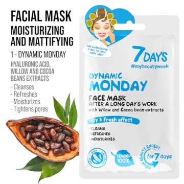 Indulge in Luxury with the 7DAYS Face Masks Skincare Gift Set for Women | 8-Piece Collection