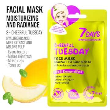 7DAYS Skincare Gift Set for Women | 8 Face Masks