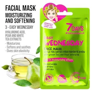 7DAYS Skincare Gift Set for Women | 8 Face Masks