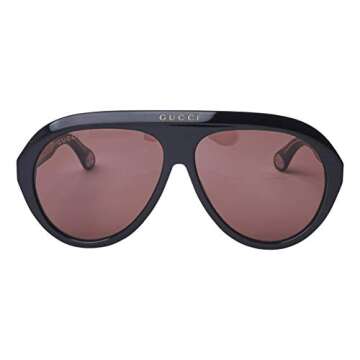 Sunglasses Gucci GG 0479 S- 001 Black/Brown, 61-13-145