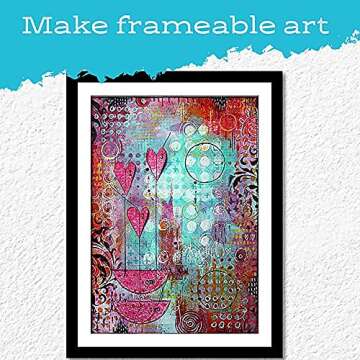 Gel Press Rubber Brayer for Printmaking & Crafts - 4 Inch