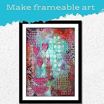 Gel Press Rubber Brayer for Printmaking & Crafts - 4 Inch