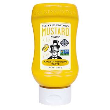 Sir Kensington's Mustard Squeeze Sampler- Yellow & Spicy Brown 9oz, Pack of 2