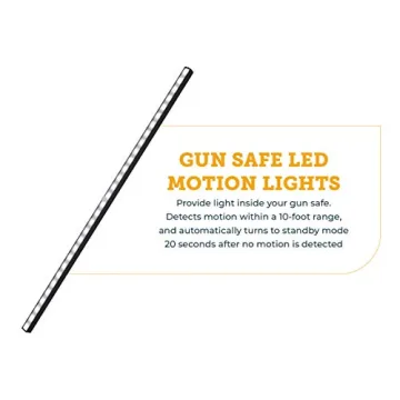SnapSafe LED Gun Safe Lights Motion Sensor Battery Operated