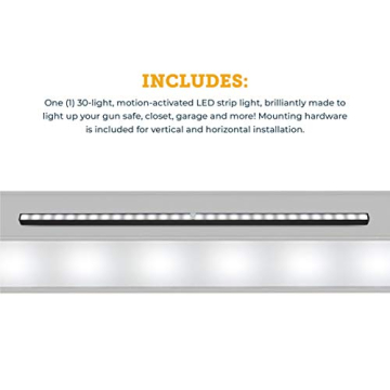 SnapSafe LED Gun Safe Lights Motion Sensor Battery Operated