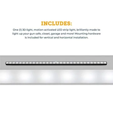 SnapSafe LED Gun Safe Lights Motion Sensor Battery Operated