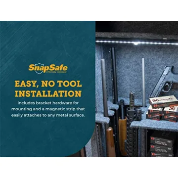 SnapSafe LED Gun Safe Lights Motion Sensor Battery Operated