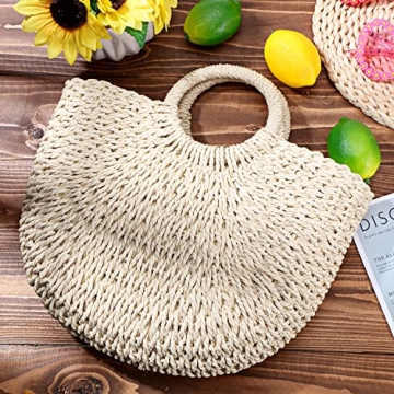 Stylish Frienda Straw Tote Bag for Summer Adventures