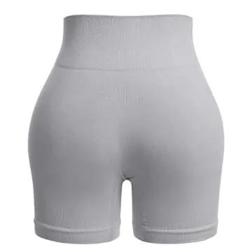 IWEMEK Seamless Women's Workout Set - Sports Bra & Shorts