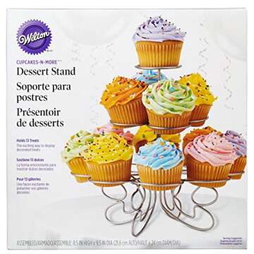 Wilton Cupcakes 'N More Small Cupcake Stand: Metal Dessert Stand