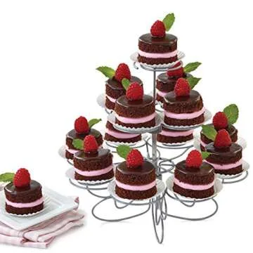Wilton Cupcakes 'N More Small Cupcake Stand - Elegant Dessert Display