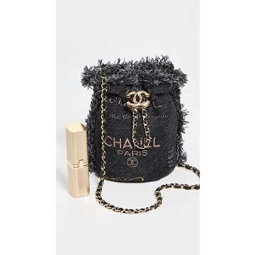CHANEL Women's Pre-Loved Fringe Mini Bucket Crossbody