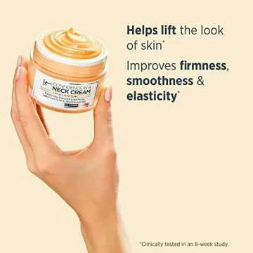 IT Cosmetics Confidence in a Neck Cream - Anti-Aging & Firming Moisturizer - Reduces the Look of Neck Lines, Tightens & Smooths - With Collagen & Hyaluronic Acid - 2.6 fl oz