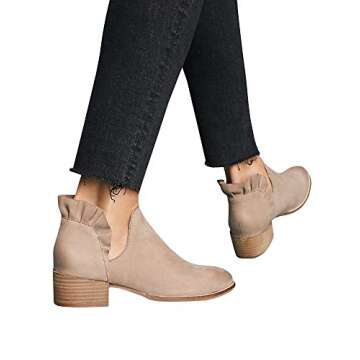 Stylish Womens Fall Booties - Comfortable Ankle Heels