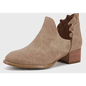 Stylish Womens Fall Booties - Comfortable Ankle Heels