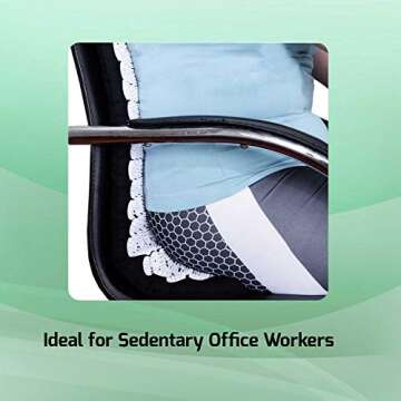 Acupressure Mat and Pillow Set for Back and Neck Pain + Spiky Reflexology Ball - Ebook and Wall Chart- Massage at Home for Sciatica, Fibromyalgia, Plantar Fasciitis, Relaxation and Stress Relief